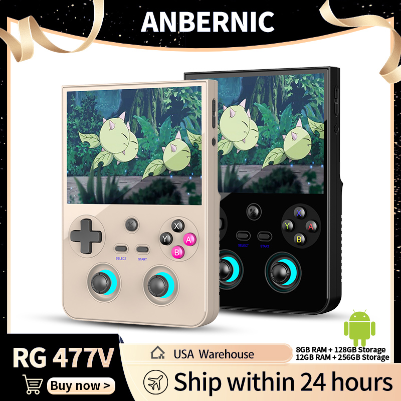 Party Games Android - ANBERNIC RG 477V 携帯ゲーム機 4.7インチ タッチディスプレイ