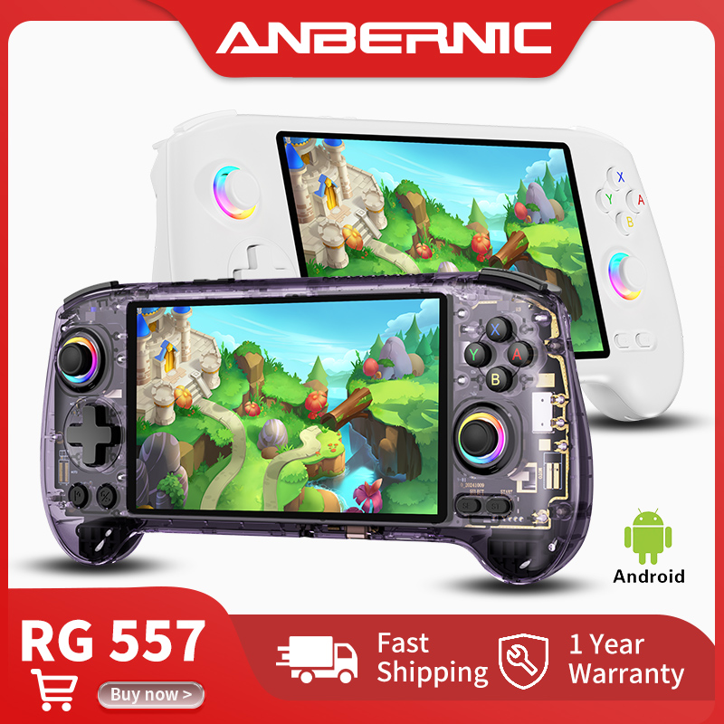 Party Games Android - Anbernic RG557携帯ゲーム機 5.48インチ AMOLED 1920*1080画面 Android