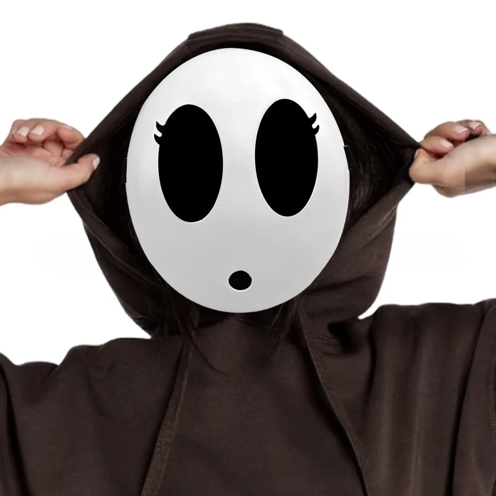 Party Games No Props - 子供のためのハロウィーンの恥ずかしがり屋の男のマスク、ゲーム映画とテレビ、ロールプレイング、小道具アクセサリー、カーニバルパーティーの衣装と小道具