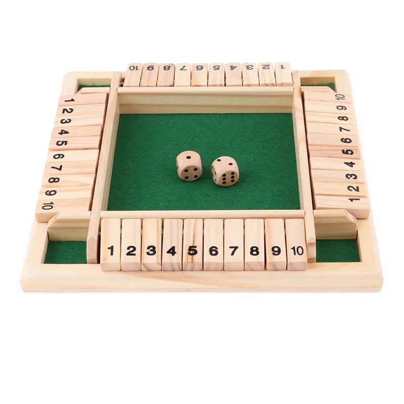 Party Games Adults Drinking - デラックス 4 面 10 数字 シャット
