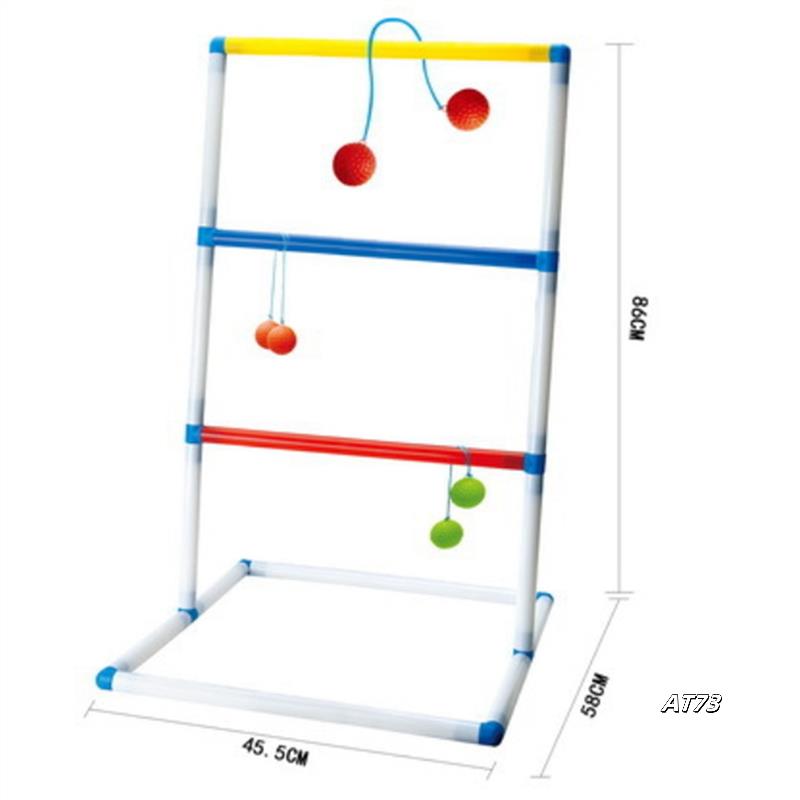2X ラダーボールゲームセット ゴルフトスゲーム 裏庭屋外ゲ - Ladder Toss Set のレビューと価格