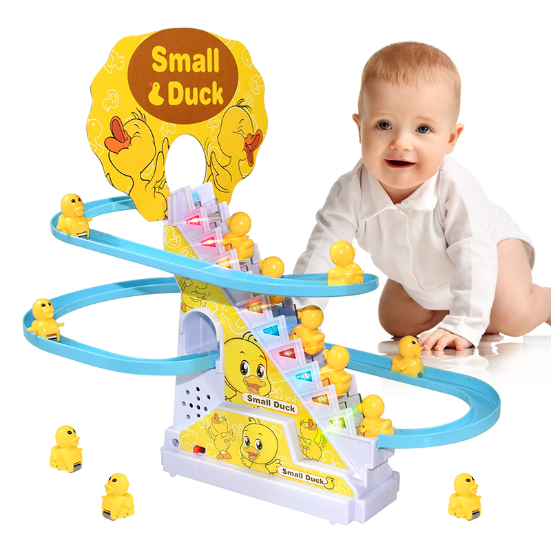 階段を登るトラックおもちゃ電気アヒル DIY レールレーシン - Ladder Toss Set のレビューと価格