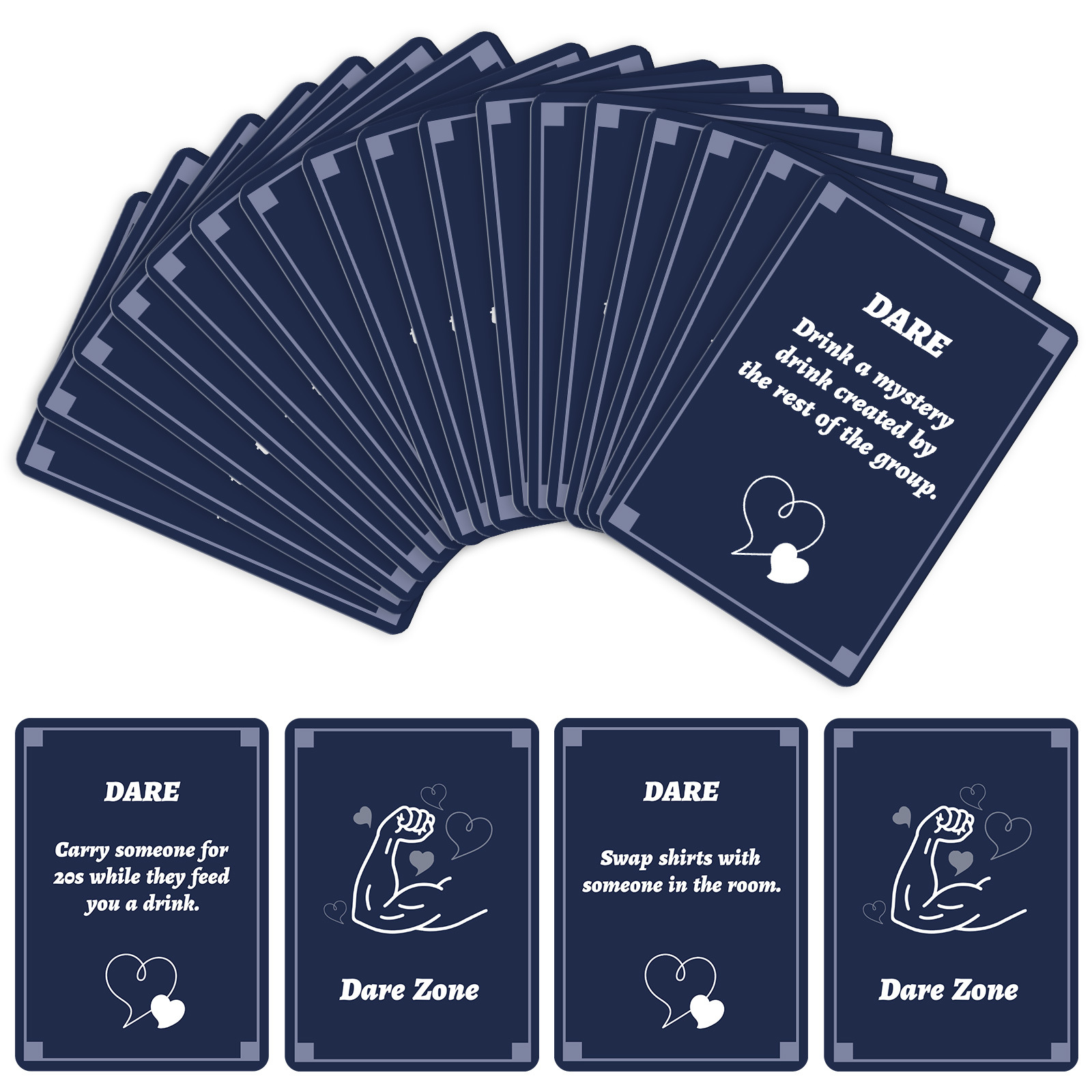 50枚入り 大人向けパーティーゲームカード グループアイスブ - Party Games Group のレビューと価格