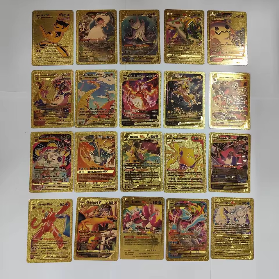 55枚入りポケモンカード Vmax GX ゴールドフォイル  - Party Games No Props のレビューと価格