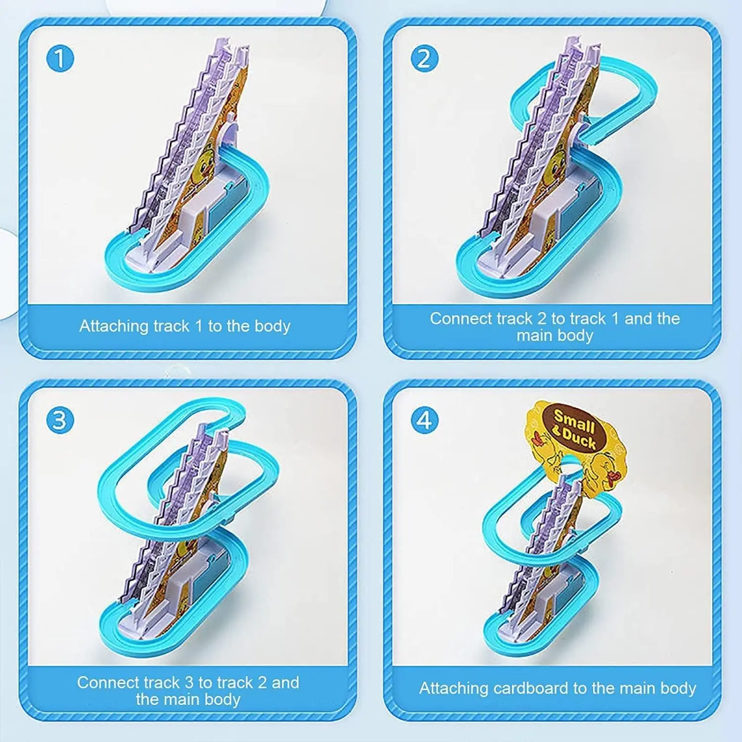 電動アヒルDIYレールレーシングトラックローラーコースターお - Ladder Toss Set のレビューと価格