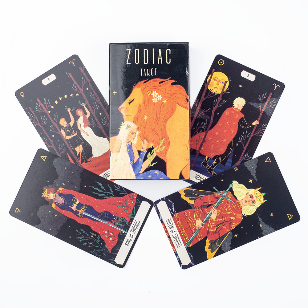 10.3*6 センチメートル干支タロットカード運命占い占いカ - Zodiac Party Games のレビューと価格