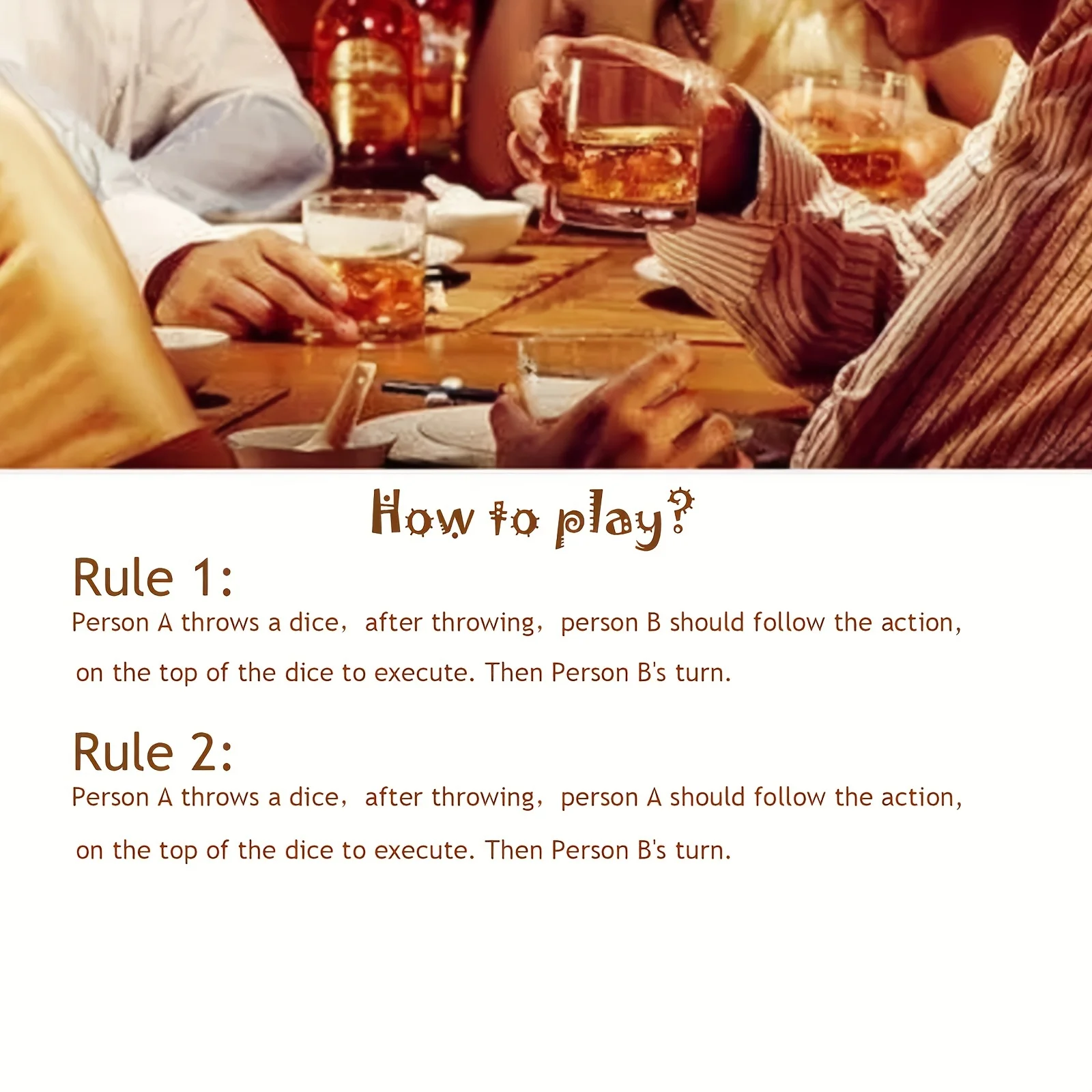 大人向けパーティー用インストラクションダイスセット、バー、ク - Party Games Adults Drinking のレビューと価格