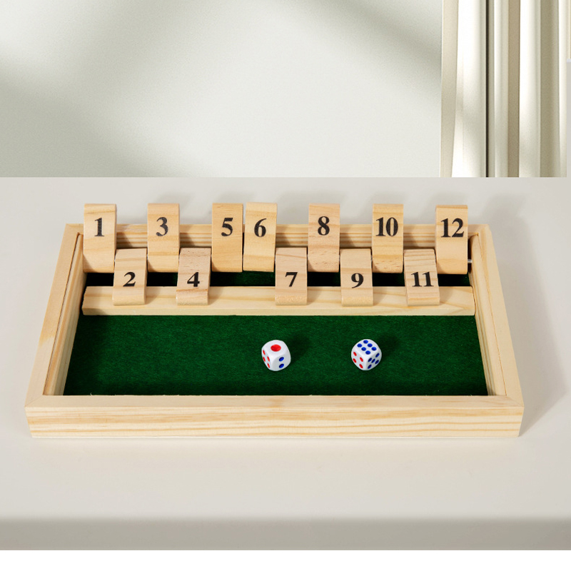 算数ダイスボードゲーム9/12数字シャット・ザ・ボックスボー - Party Games Adults Drinking のレビューと価格