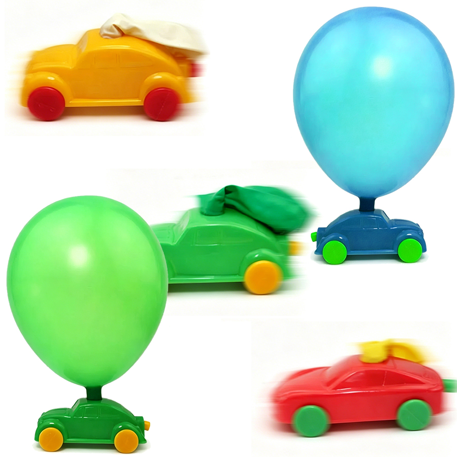 2-8個入り バルーン動力車 空気力学慣性レーシングカー 科 - Party Games Physical のレビューと価格