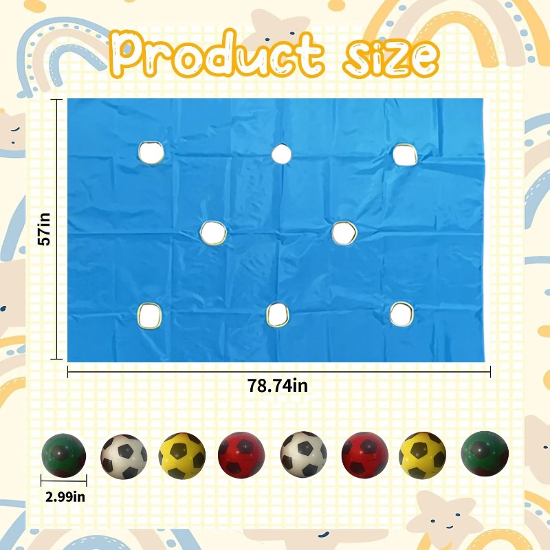 1PC チームビルディング協力ホールタープゲーム子供大人学校 - Party Games Group のレビューと価格