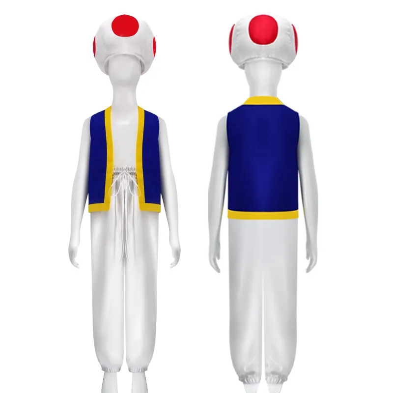 子供のためのSkinopio toadコスプレ衣装、ゲームb - Party Games Kids And Adults のレビューと価格