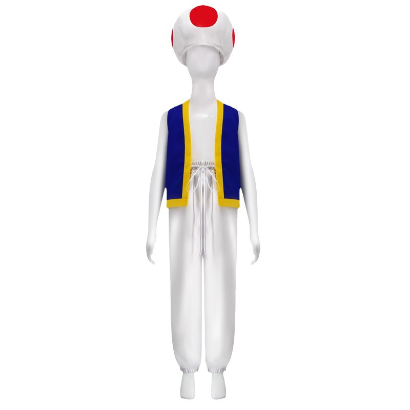子供のためのSkinopio toadコスプレ衣装、ゲームb - Party Games Kids And Adults のレビューと価格