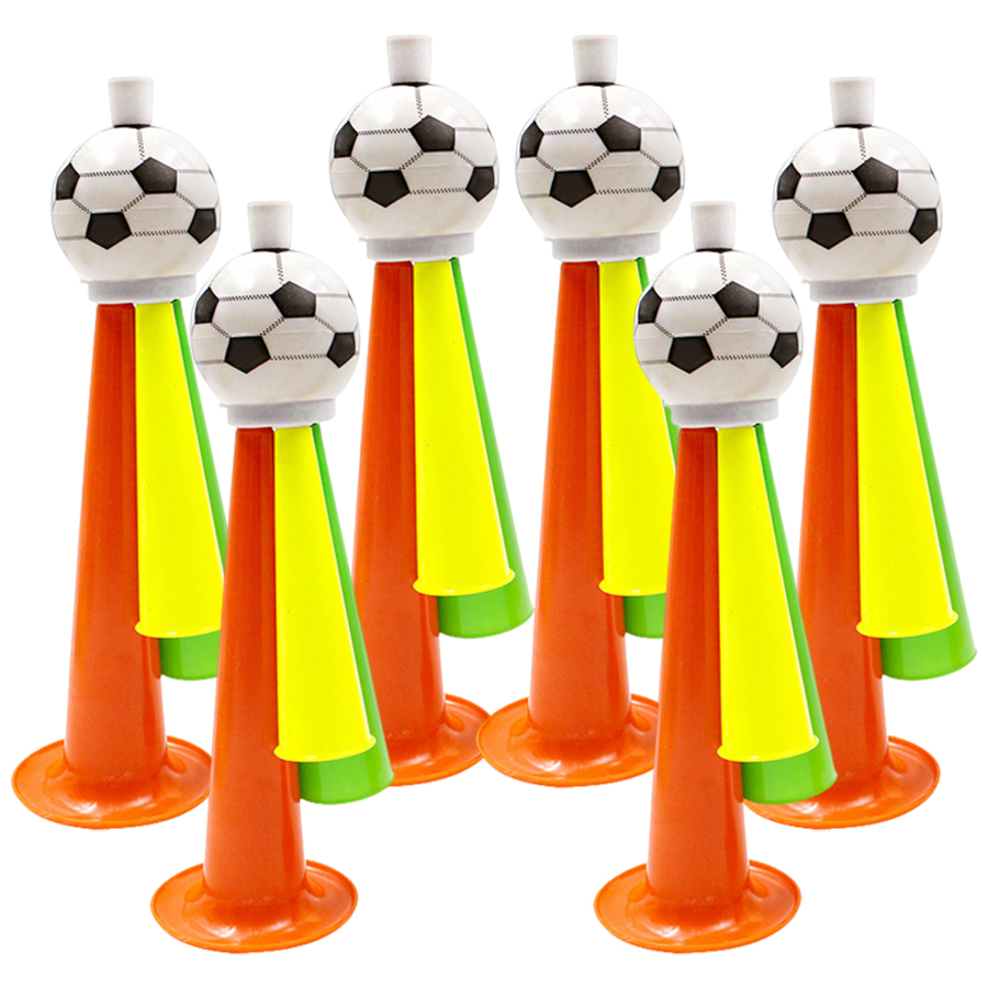 3/6 個 3 穴プラスチックサッカースタイルホーンクリエイ - Party Games No Props のレビューと価格