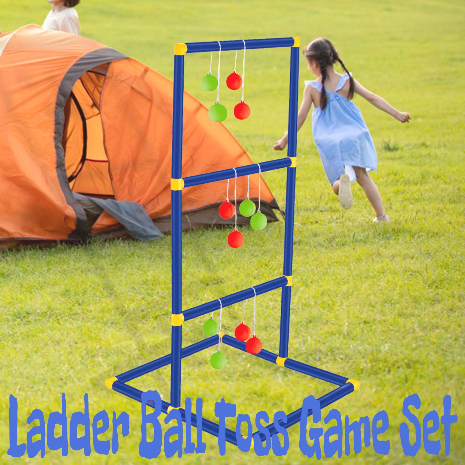 はしごボールトスゲームセット 芝生裏庭用 家族インタラクティ - Ladder Toss Set のレビューと価格