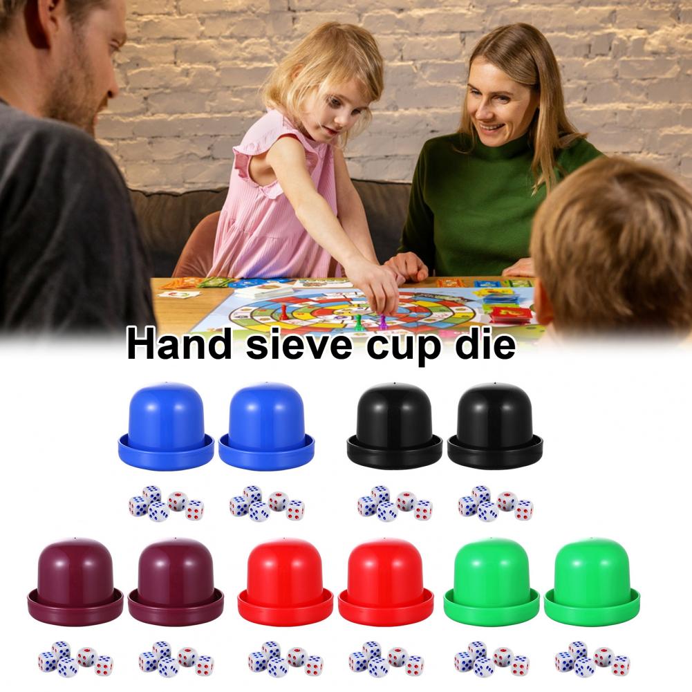 8.5cmサイコロカップ2個セット、ベース付き10ドットサイ - Party Games No Equipment のレビューと価格
