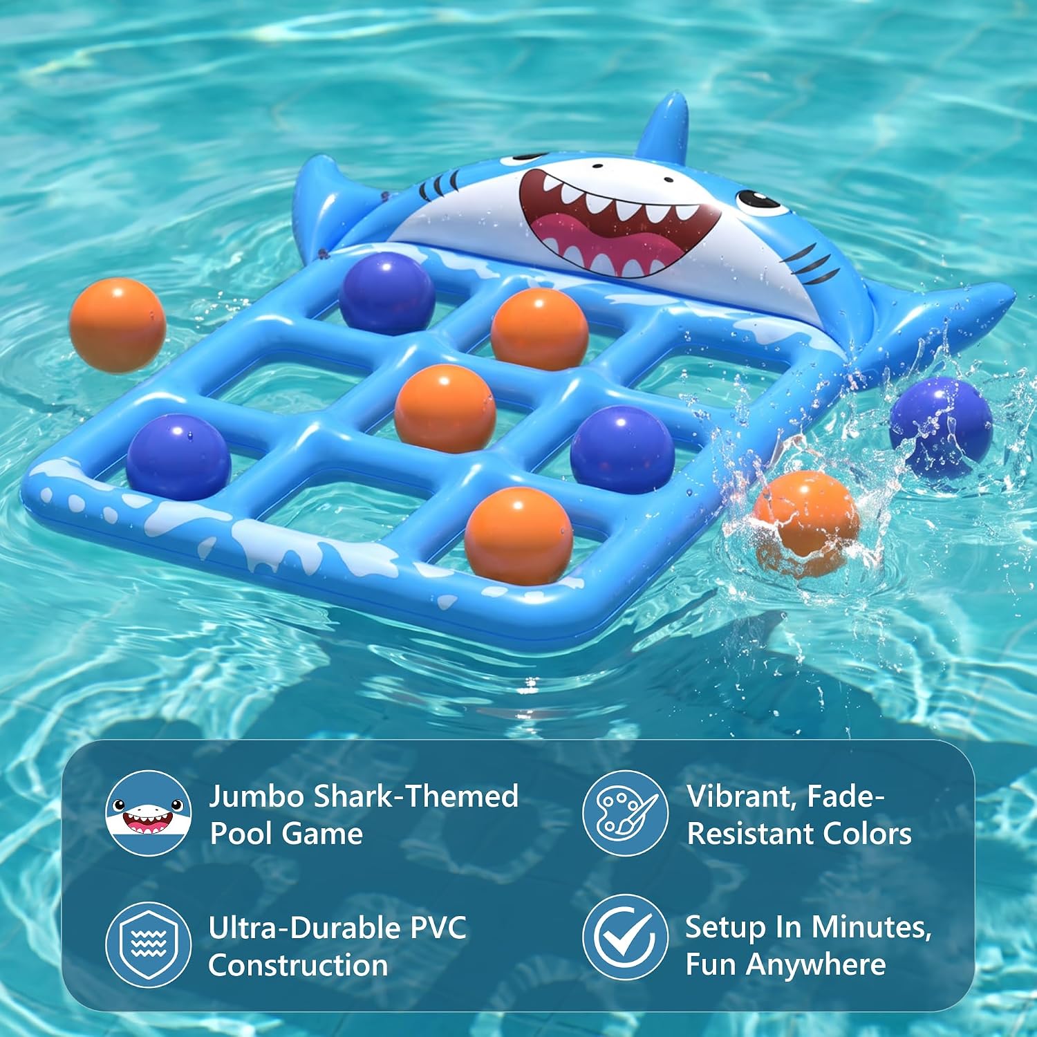 子供と大人のためのプール玩具ゲーム、72インチx54インチの - Party Games Kids And Adults のレビューと価格