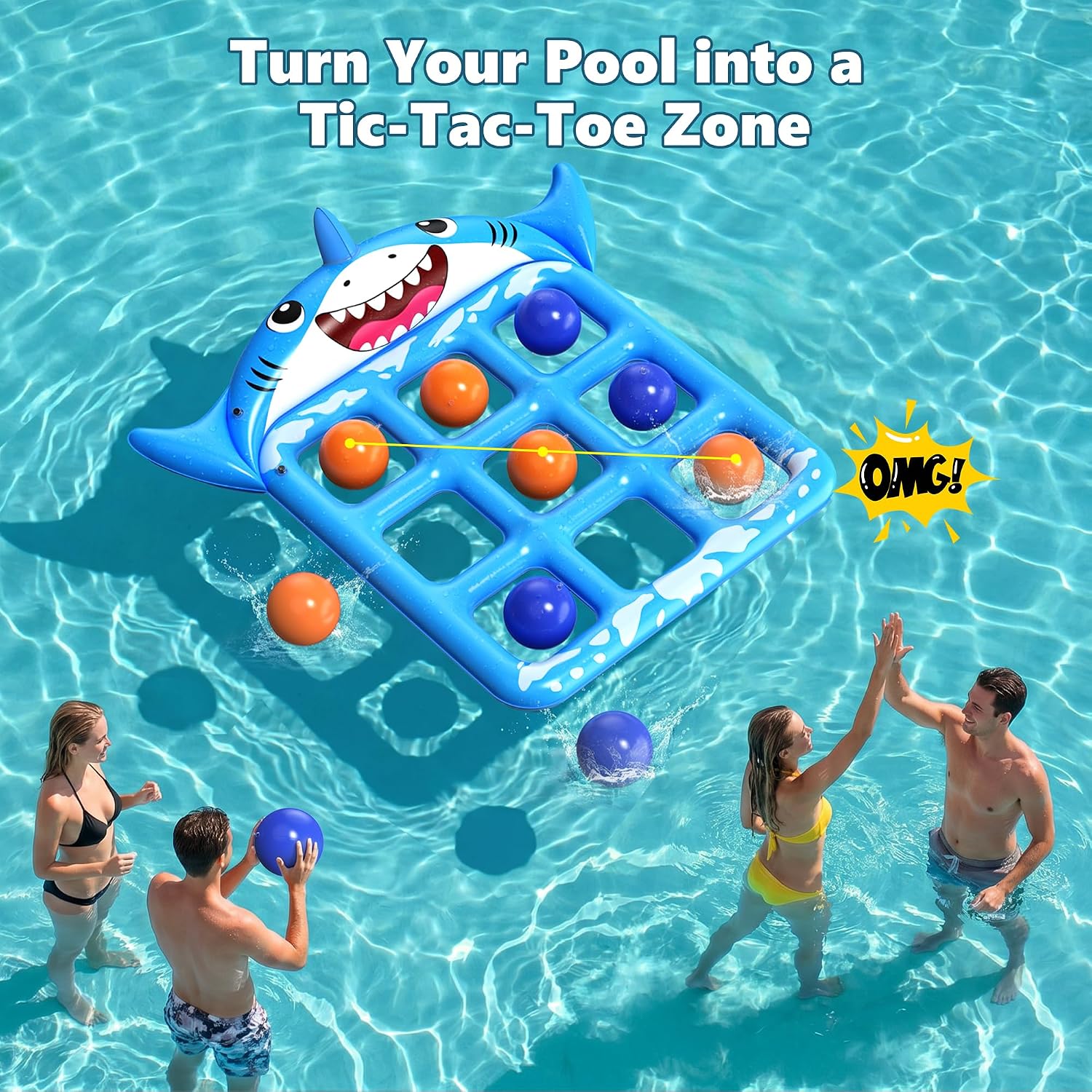 子供と大人のためのプール玩具ゲーム、72インチx54インチの - Party Games Kids And Adults のレビューと価格