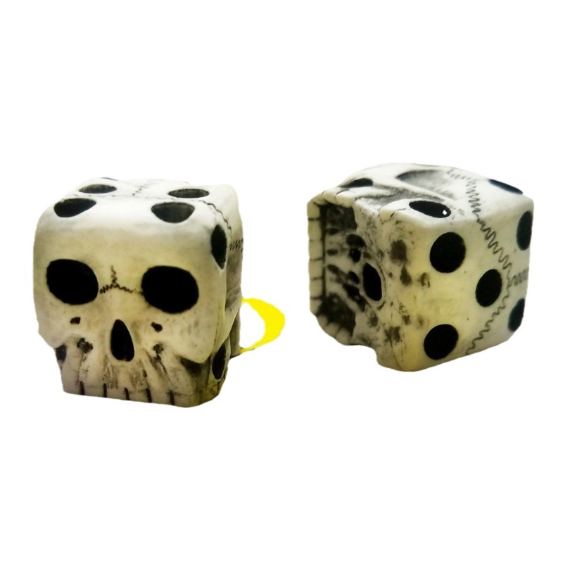 樹脂製の白いサイコロセット,ハロウィーン,カジュアルなおもち - Party Games No Equipment のレビューと価格